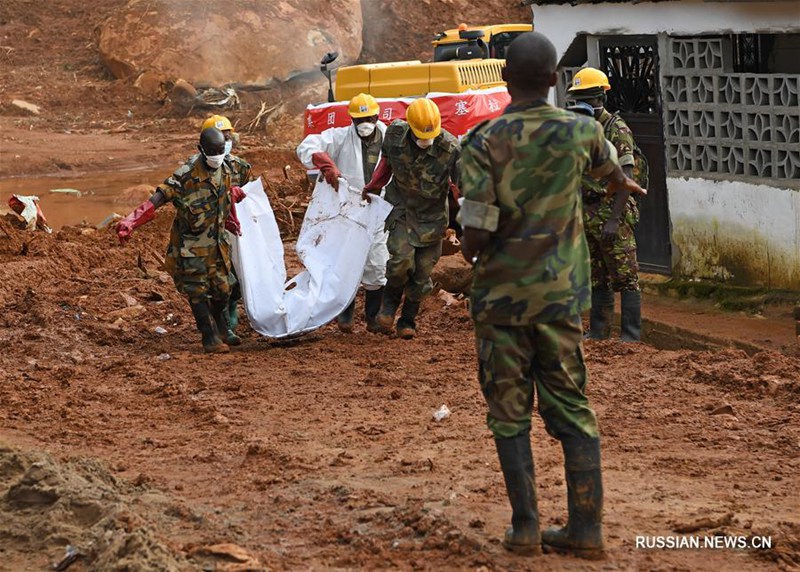 Наводнения и селевые потоки в столице Сьерра-Леоне унесли жизни не менее 331 человека