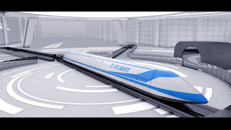 Китай начнет разработку скоростного "летящего" поезда