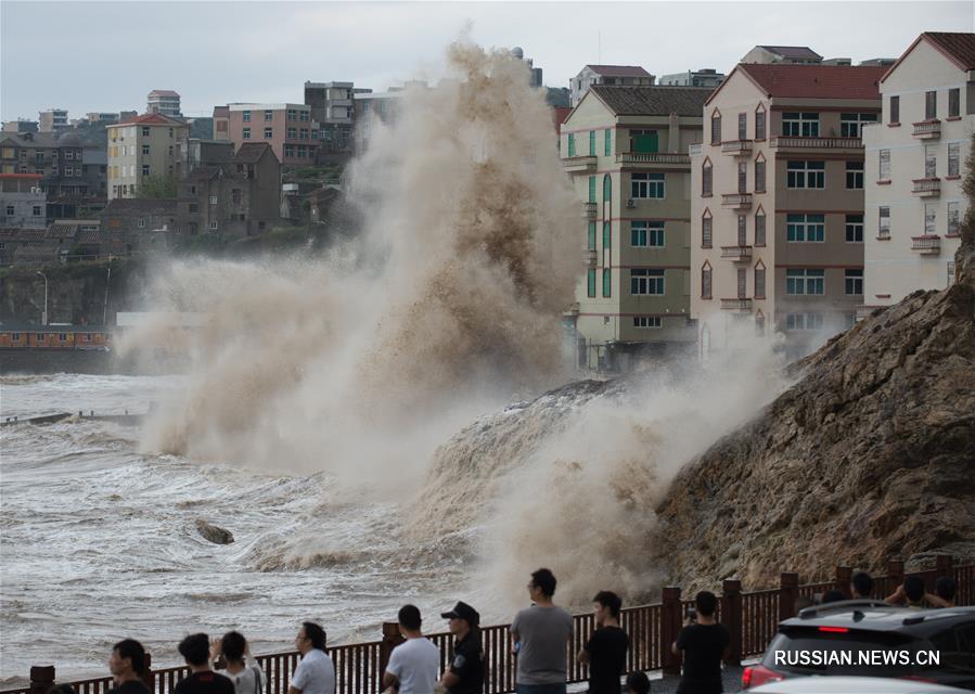 Провинция Чжэцзян готовится к удару тайфуна "Талим"