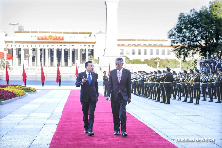 Китай надеется, что сингапурская сторона поддержит участие предприятий КНР в реализации проекта высокоскоростной железной -- Ли Кэцян