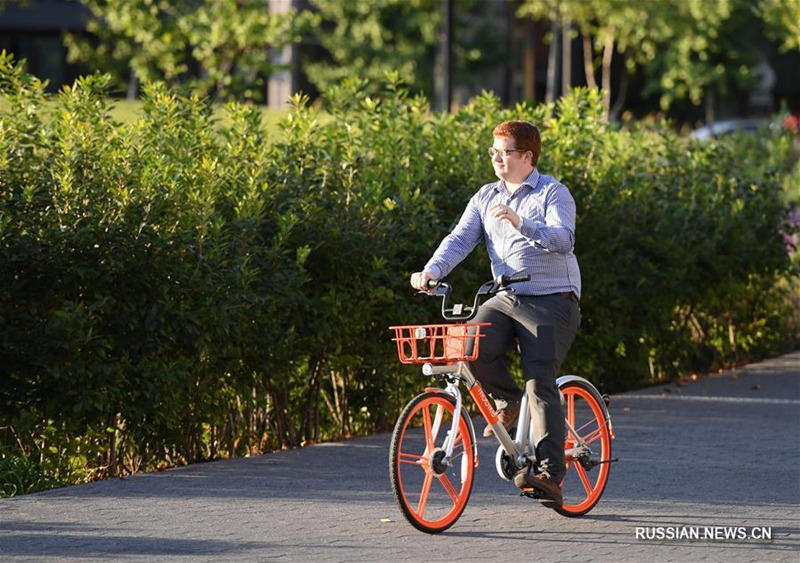 Китайские велосипеды Mobike добрались до США