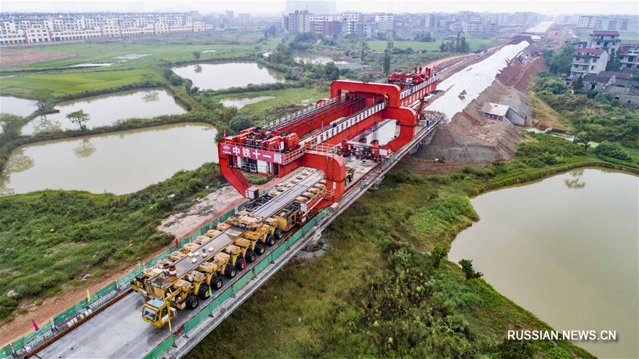 Строительство ВЖМ Наньчан -- Ганьчжоу идет полным ходом