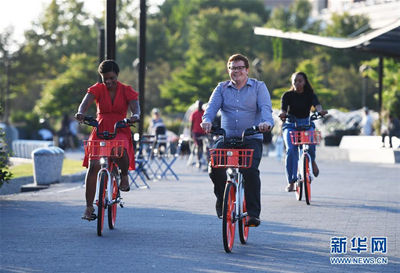 Китайские велосипеды общественного пользования появились на улицах Вашингтона