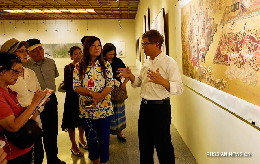 Выставка живописи "гунби" двух берегов Тайваньского пролива открылась в Тайбэе