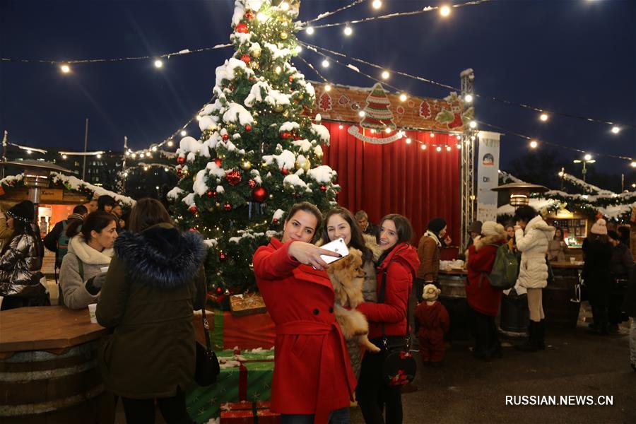 В Софии царит рождественская атмосфера