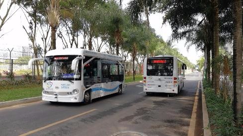 В Шэньчжэне в пробную эксплуатацию введены автобусы, работающие в автоматическом режиме без водителей