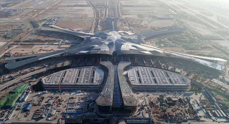 Завершено строительство главного терминала нового аэропорта Пекина