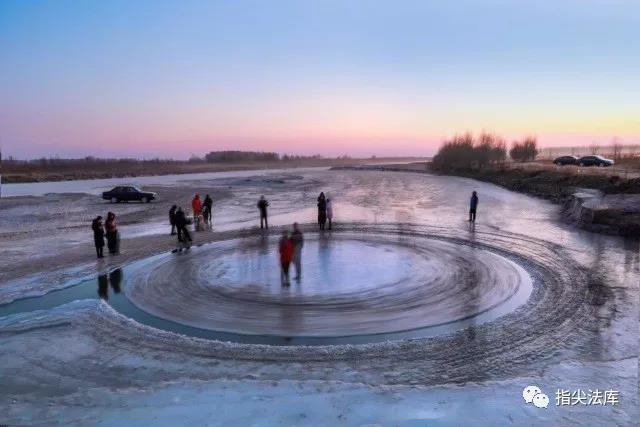 «Загадочный ледяной диск» появился на Северо-Востоке Китая