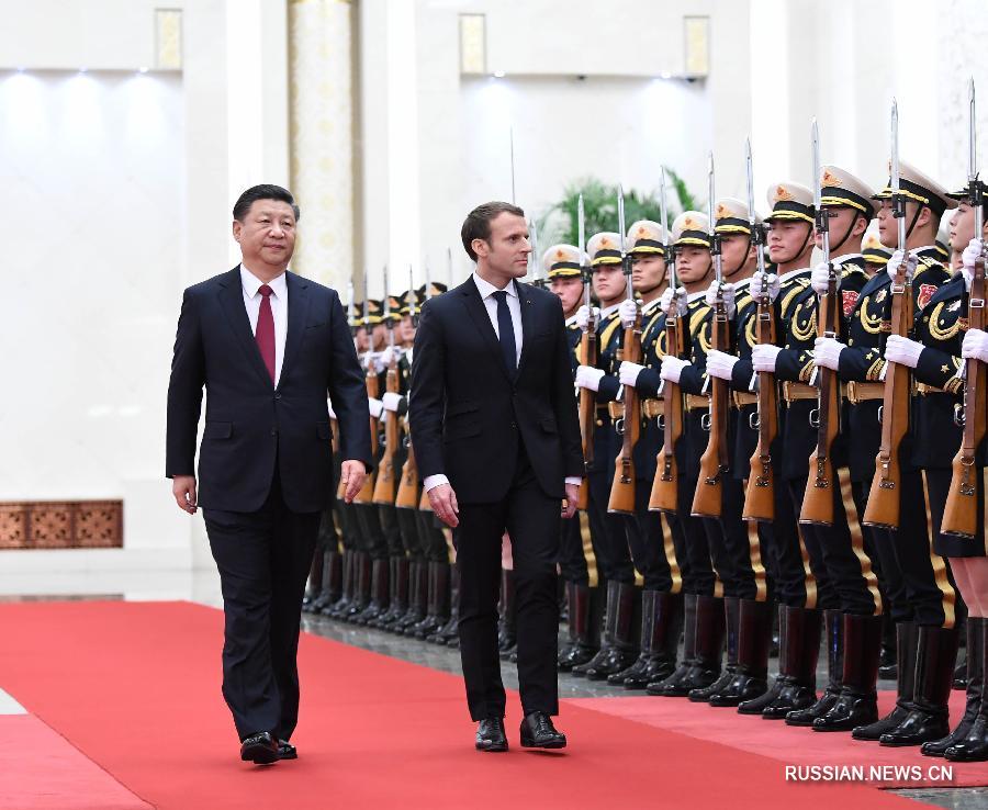 Си Цзиньпин провел переговоры с президентом Франции Э.Макроном