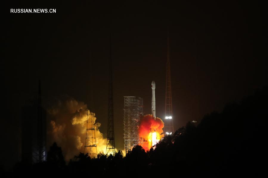 Китай запустил два навигационных спутника Бэйдоу-3