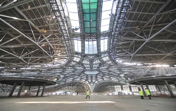 В ходе строительства нового аэропорта Пекина достигнуты стадийные результаты
