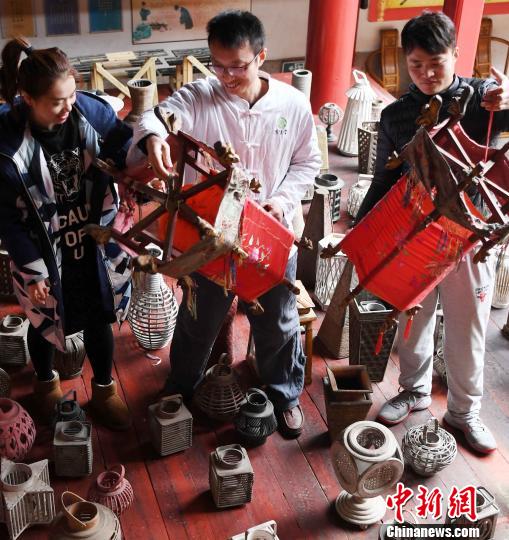 Выставка бамбуковых фонарей в провинции Фуцзянь
