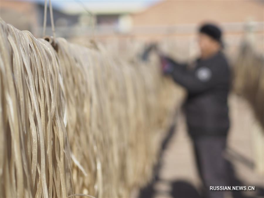 Лапша из деревни Чжунтань в провинции Хэбэй