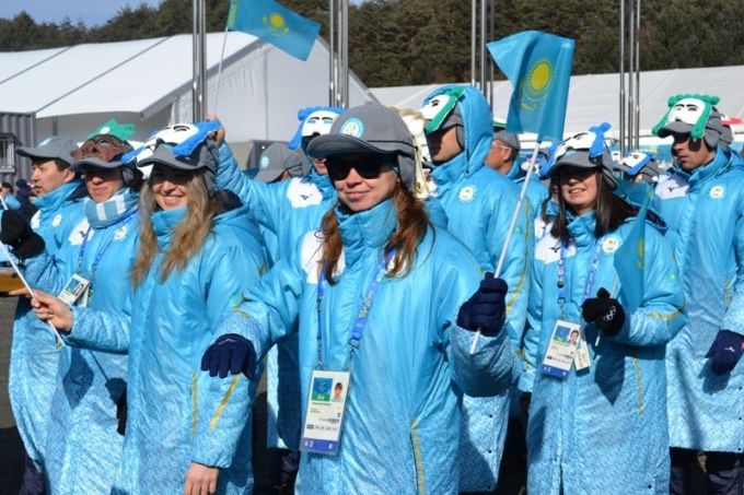 Олимпиада-2018: В Пхёнчхане подняли казахстанский флаг