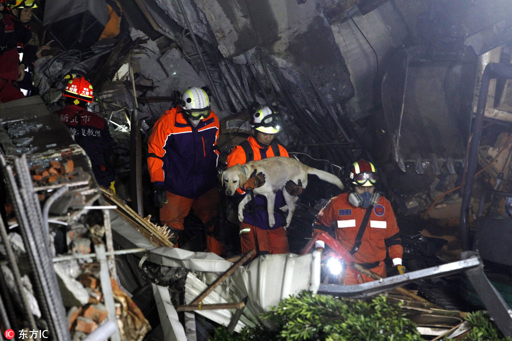 Число жертв землетрясения на Тайване возросло до девяти человек, включая трех жителей материкового Китая