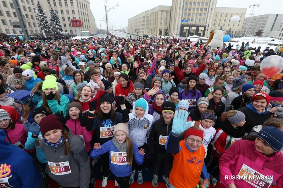 В Минске прошел праздничный забег Beauty Run