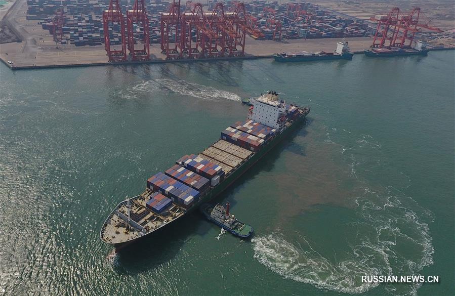 За первый квартал 2018 года объем грузооборота в портах провинции Хэбэй повысился на 2,5 проц