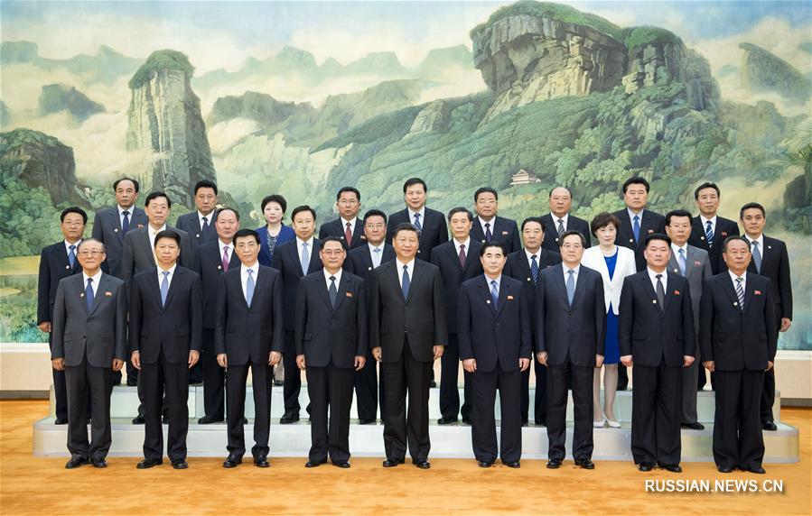 Си Цзиньпин встретился с дружественной делегацией Трудовой партии Кореи