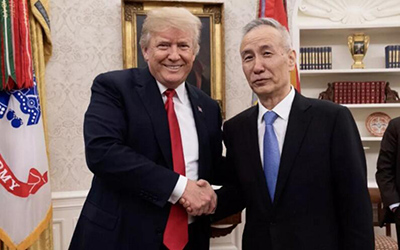 Д. Трамп провел встречу со спецпосланником председателя КНР Си Цзиньпина, заместителем премьера Госсовета КНР Лю Хэ