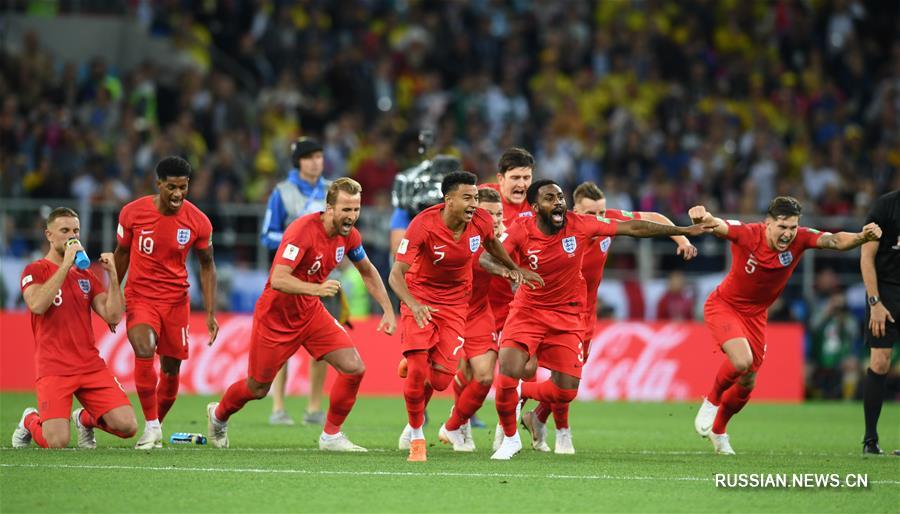 Сборная Англии вышла в четвертьфинал ЧМ по футболу в России