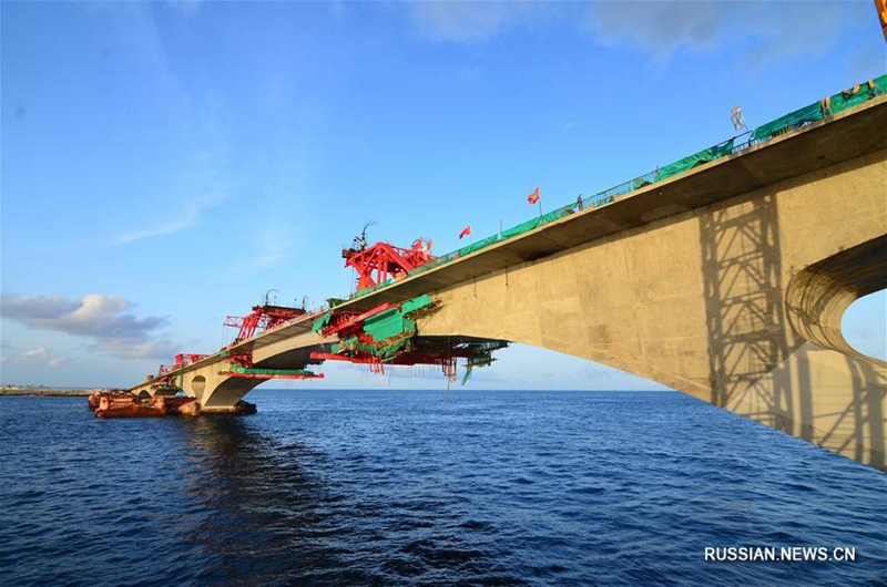 Завершено смыкание Моста дружбы Китая и Мальдив