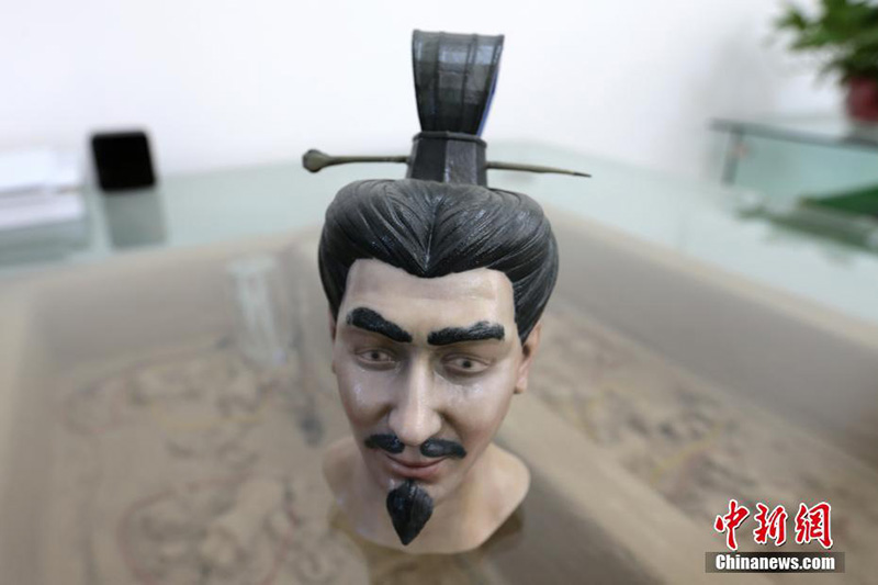 В китайском вузе воспроизводятся образы древних людей при помощи технологии 3D