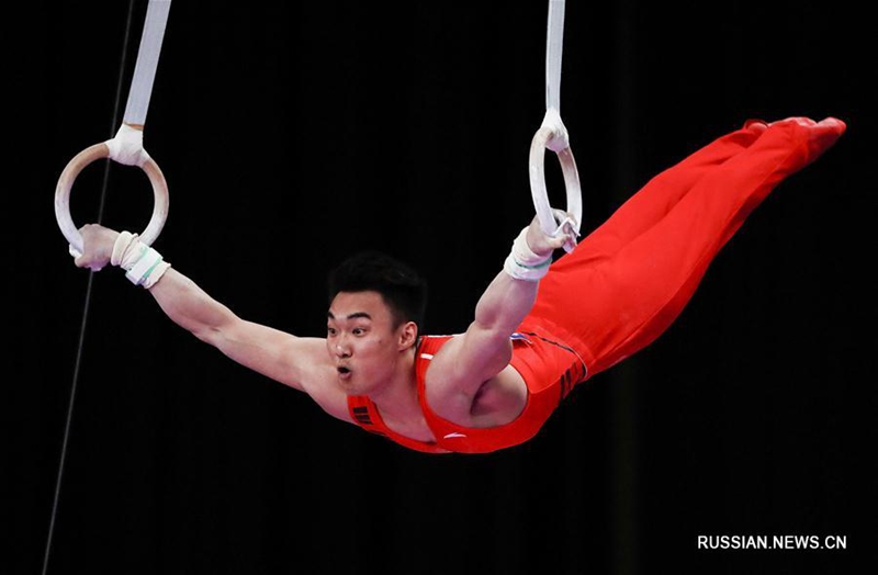18-е Азиатские игры -- Спортивная гимнастика: Китай выиграл золото в мужских командных соревнованиях
