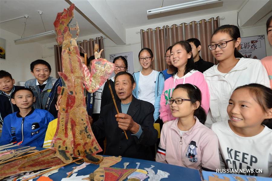В китайской школе появился необычный учебный предмет - культура театра теней