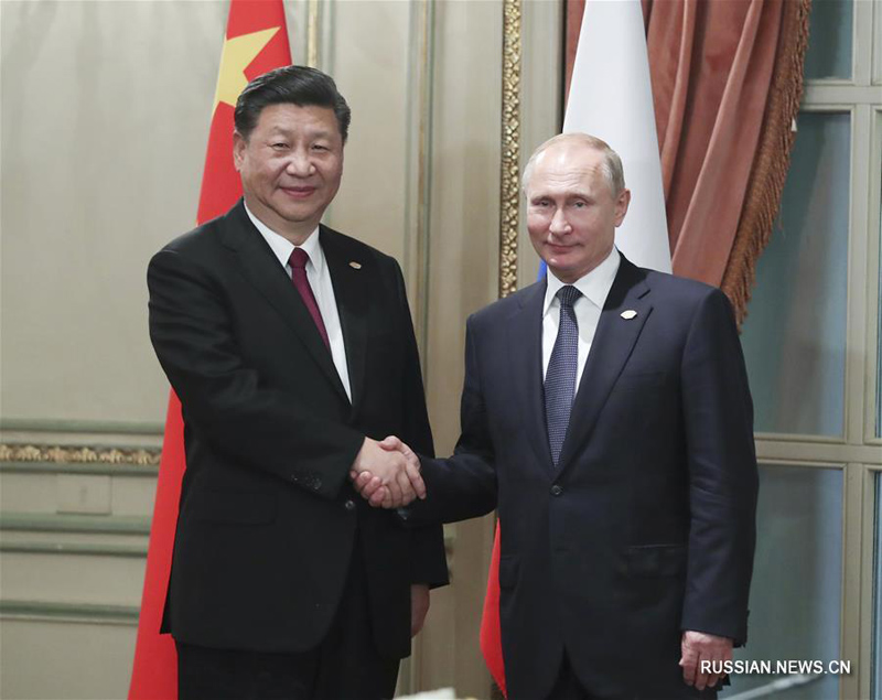 Си Цзиньпин и В. Путин встретились на полях саммита G20