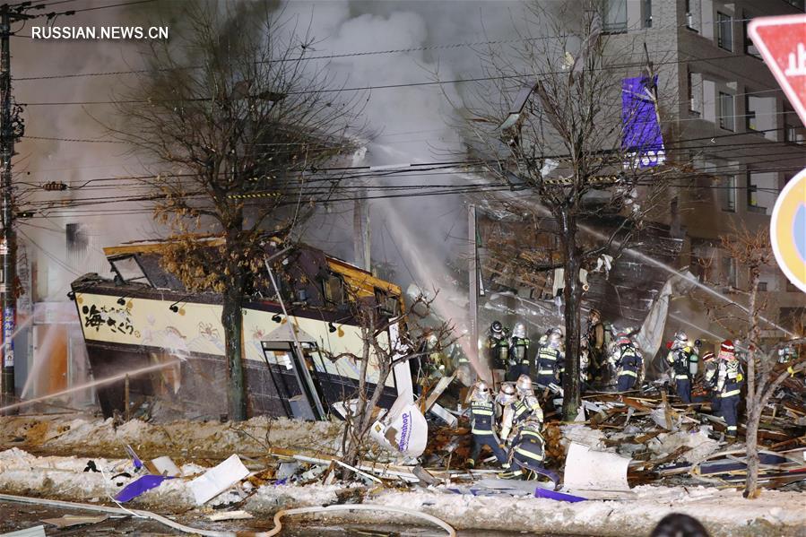40 человек пострадали при взрыве в японском баре