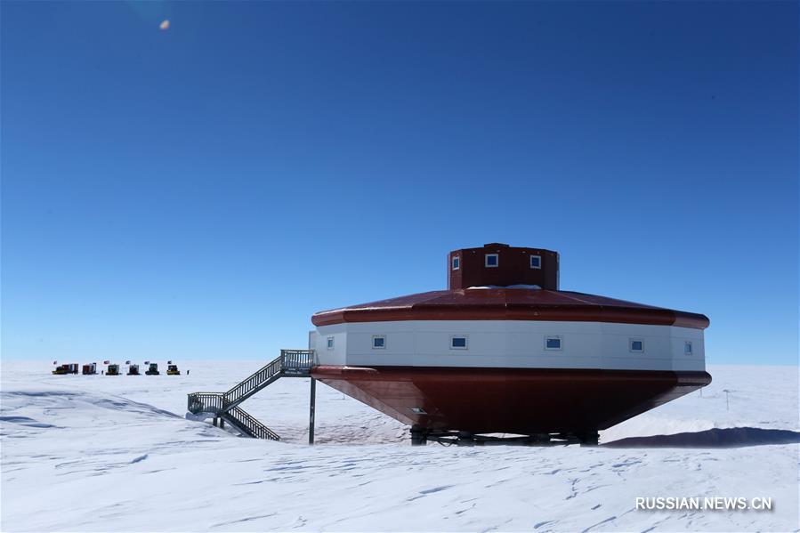 Члены 35-й китайской антарктической экспедиции прибыли на станцию "Тайшань"