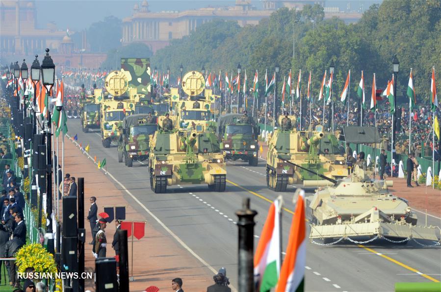 В Нью-Дели прошел парад в честь 70-го Дня республики