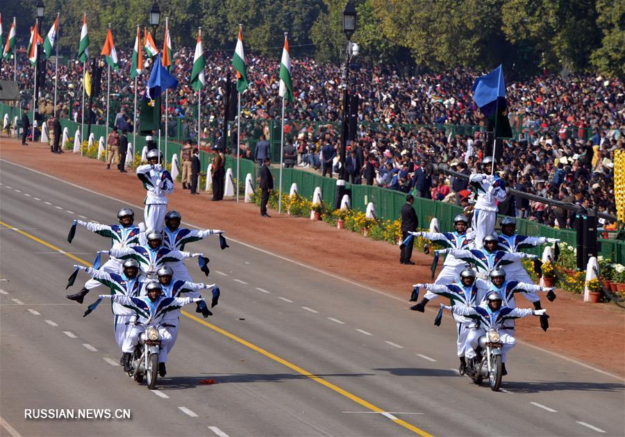 В Нью-Дели прошел парад в честь 70-го Дня республики