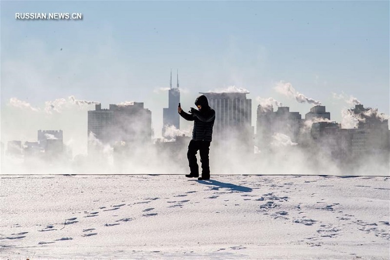 Морозы в Чикаго побили исторический рекорд за 25 лет