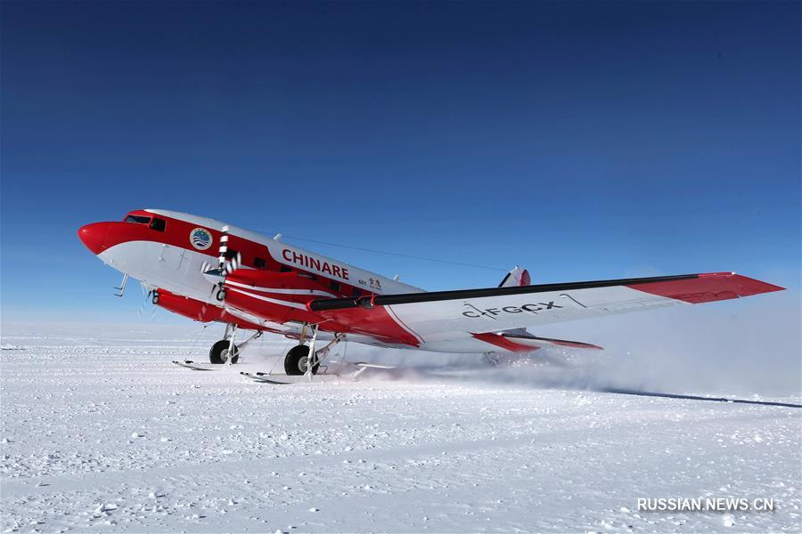 Китайский полярный самолет завершил воздушное обследование территории на юго-востоке Антарктиды