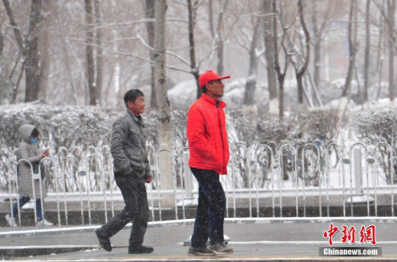 Весенний снег в городе Шэньян