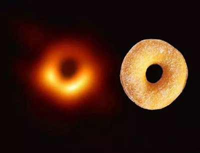 Первая фотография черной дыры вызвала бурную реакцию у интернет-пользователей