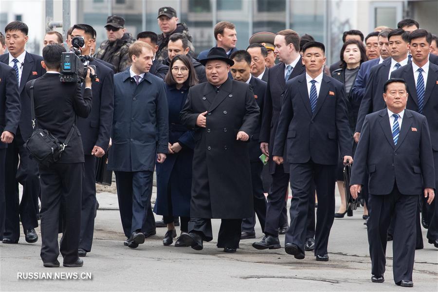 Лидер КНДР Ким Чен Ын прибыл во Владивосток 