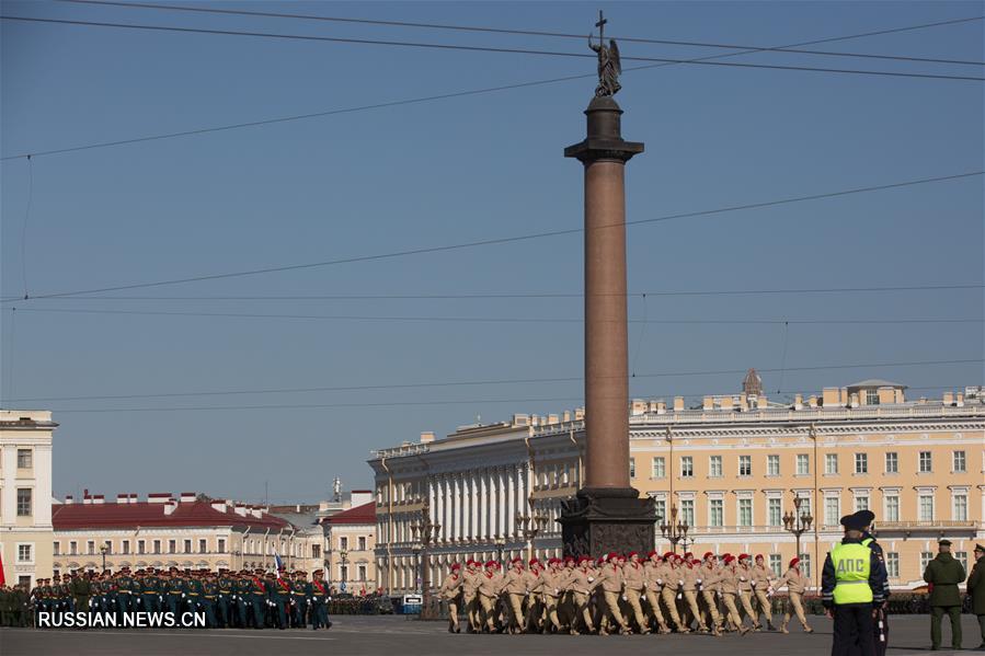 В Санкт-Петербурге прошла репетиция парада Победы