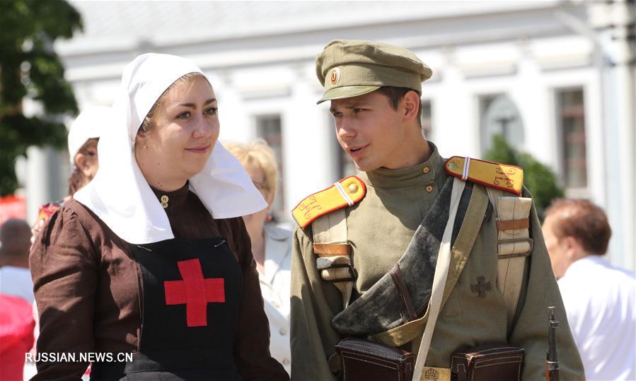В Минске прошла историческая реконструкция жизни общества времен Первой мировой войны