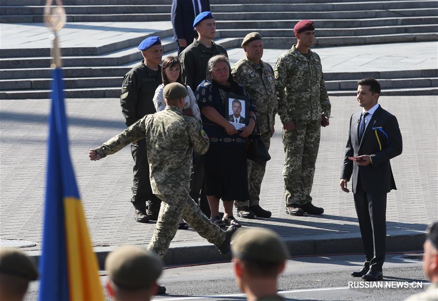 В Киеве прошли праздничные мероприятия по случаю Дня независимости Украины