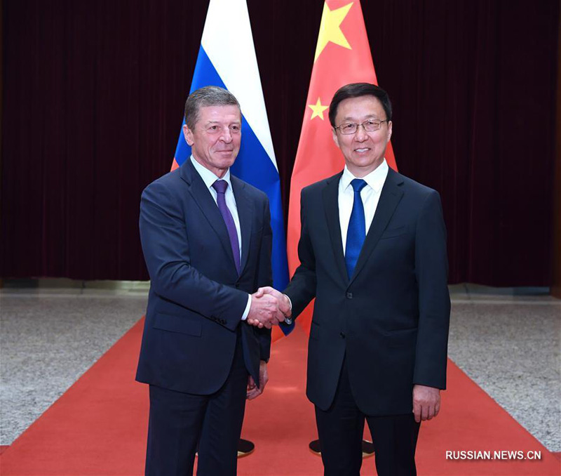 Хань Чжэн и Д. Козак провели 16-е заседание Китайско-российской комиссии по энергетическому сотрудничеству