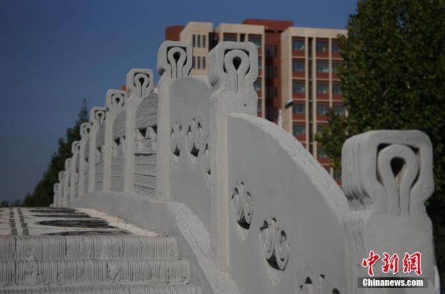 В городе Тяньцзинь создали копию древнего моста на 3D-принтере