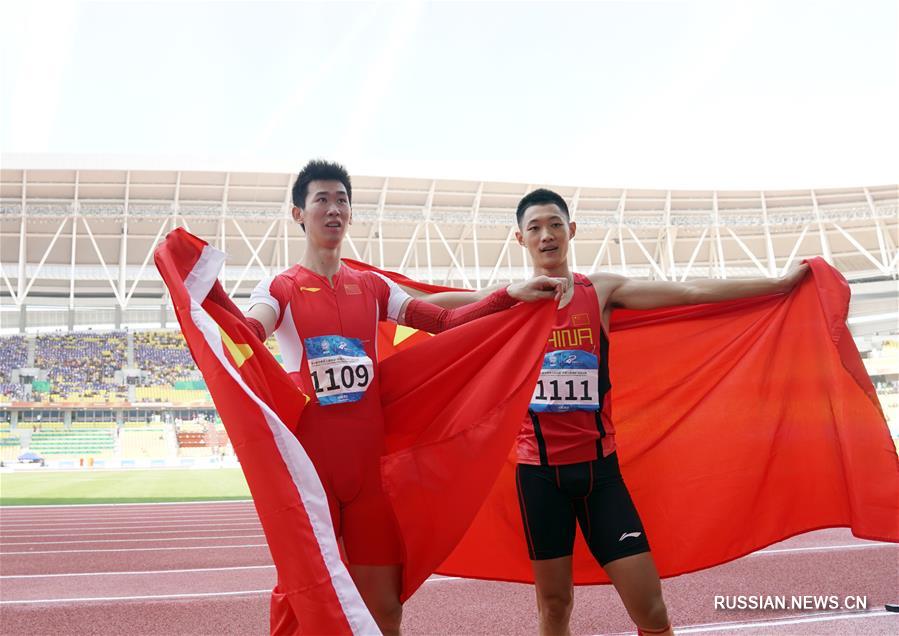 Всемирные военные игры -- Легкая атлетика: китайские атлеты получили "золото" и "серебро" в прыжках в длину 