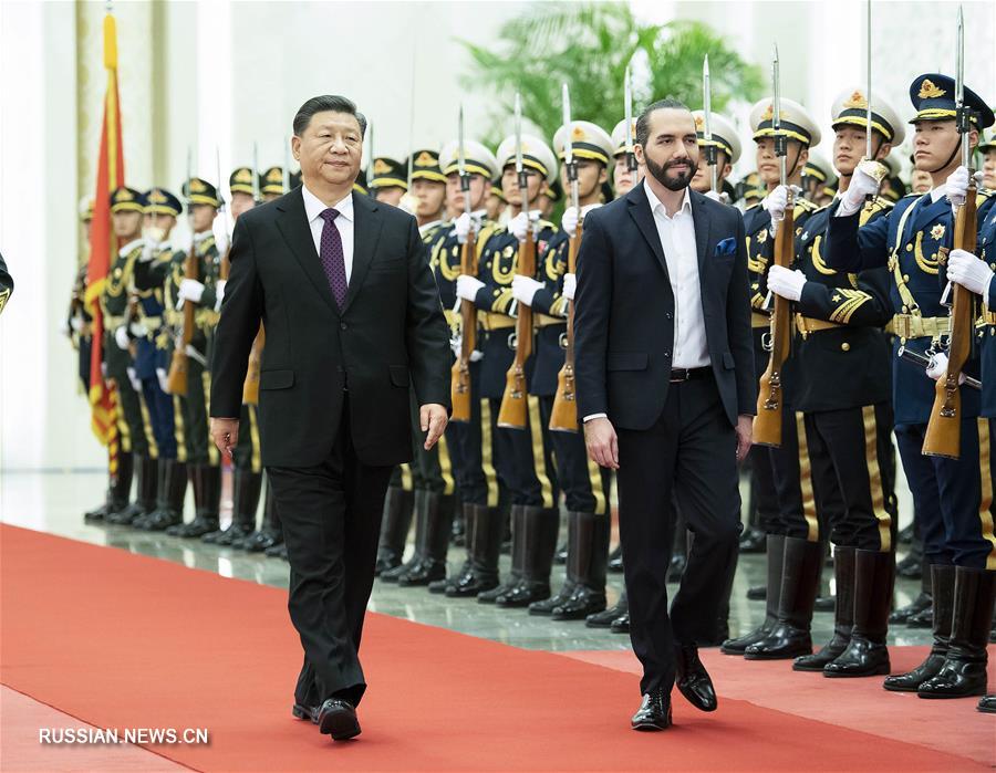 Си Цзиньпин призвал к усилиям по выведению отношений между Китаем и Сальвадором на новый уровень