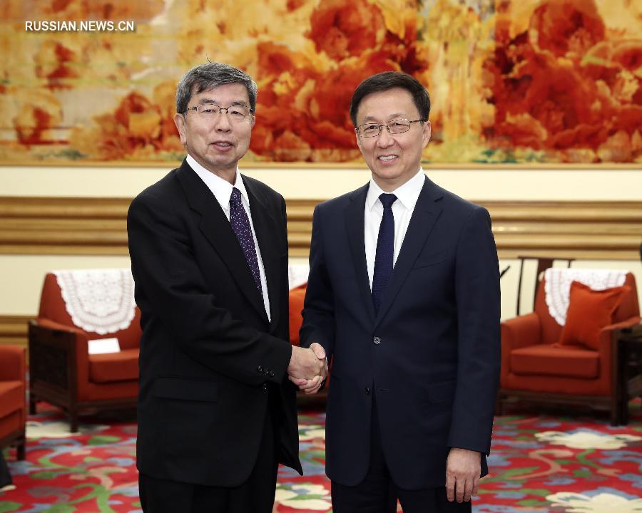 Хань Чжэн провел встречу с президентом АБР Такехико Накао