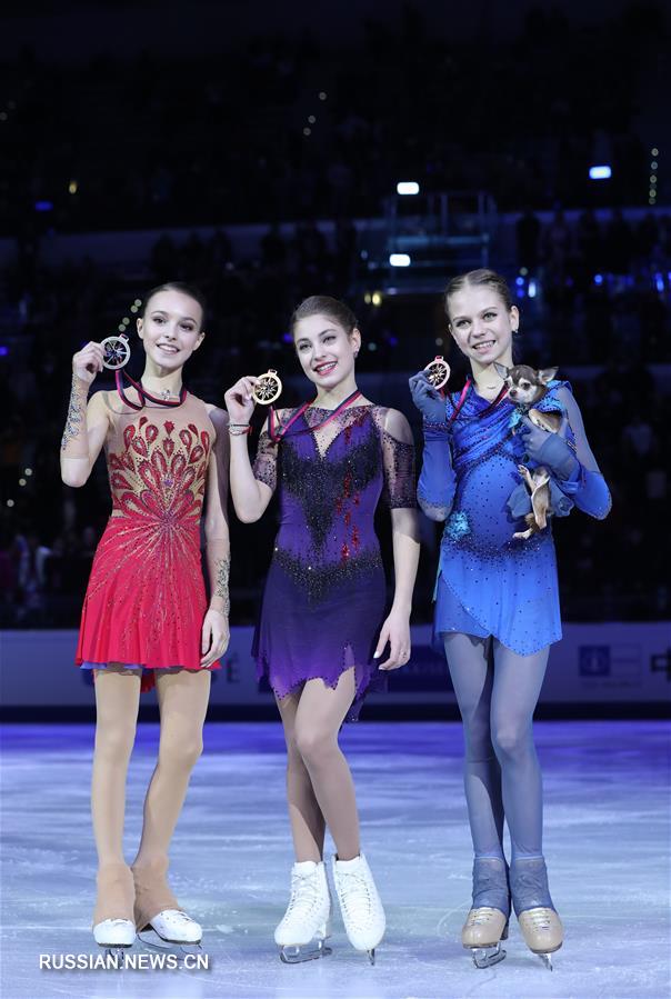 Российские фигуристки заняли весь пьедестал в финале Гран-при