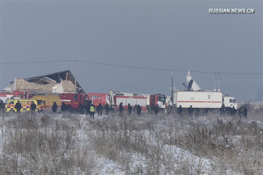 Число жертв авиакатастрофы в Казахстане выросло до 15 человек