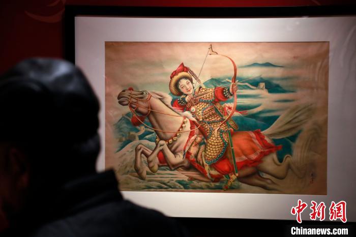 В Шанхае показались китайские традиционные новогодние картины 