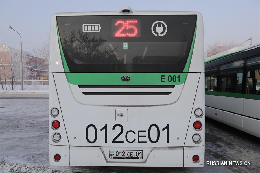 Китайско-казахстанские электробусы Yutong появились на улицах Нур-Султана
